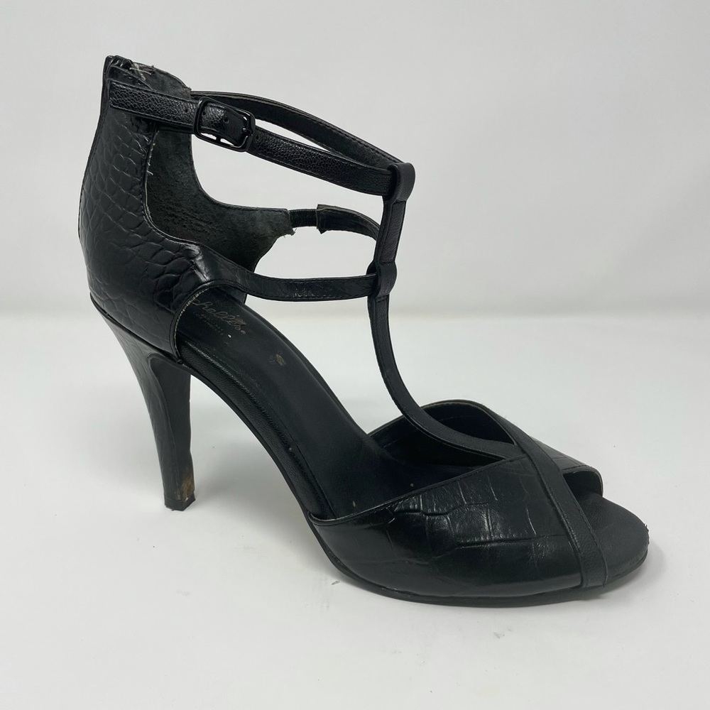 Anthropologie- Seychelles Hideaway Croc Embossed